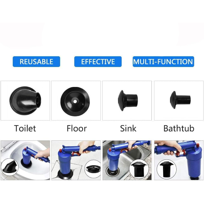 Déboucheur à piston avec accessoires – Image 8