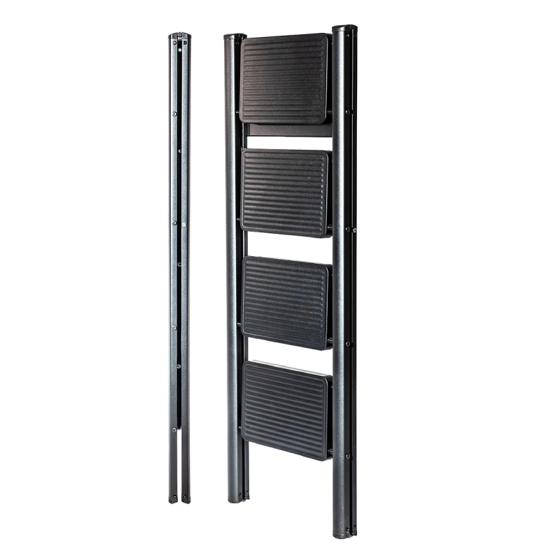 Escabeau Noir en acier 4 marches – Image 4