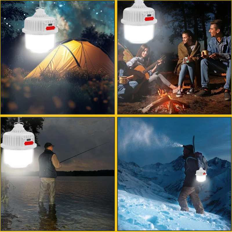 Lampe de camping solaire 100W – Image 6