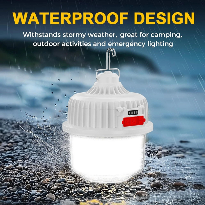 Lampe de camping solaire 100W – Image 3