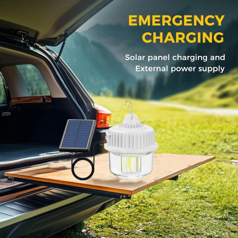 Lampe de camping solaire 100W – Image 7