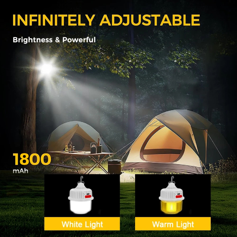 Lampe de camping solaire 100W – Image 9
