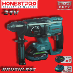Marteau perforateur à batterie 21V BRUSHLESS HONESTPRO