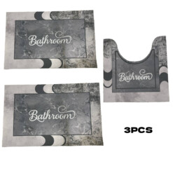 Alternative view of Tapis salle de bain antidérapant 3pcs