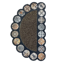Alternative view of Tapis d’entrée demi rond
