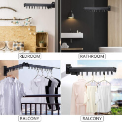 Alternative view of Sèche linge pliable double