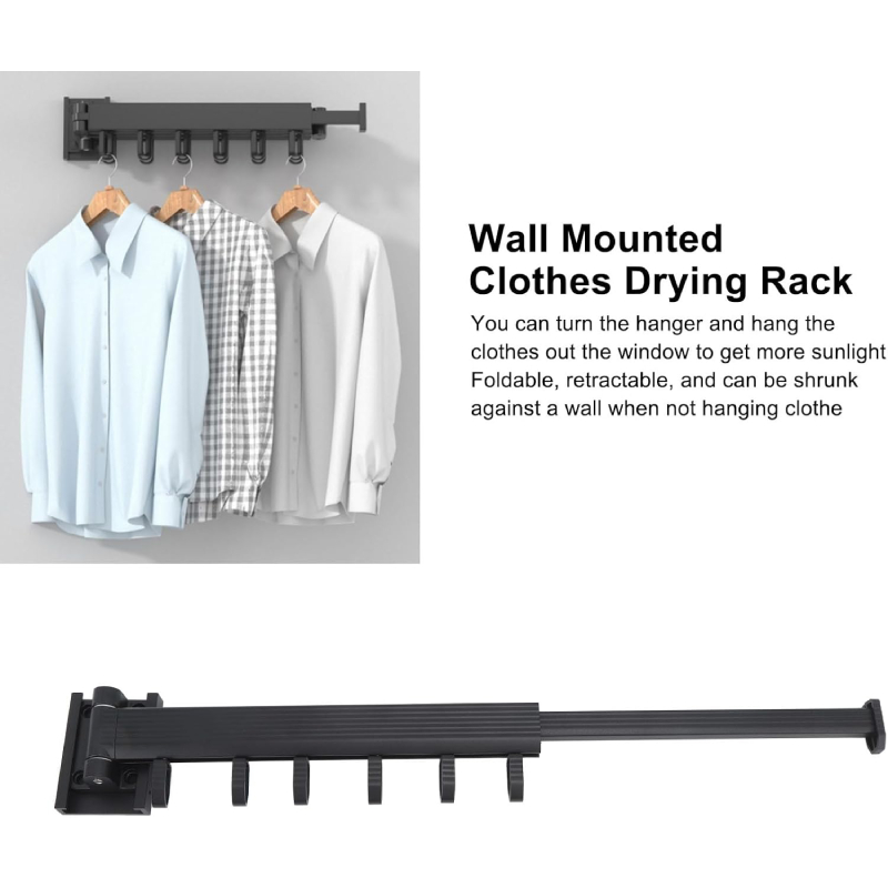 Étendoir à linge rétractable – Image 3