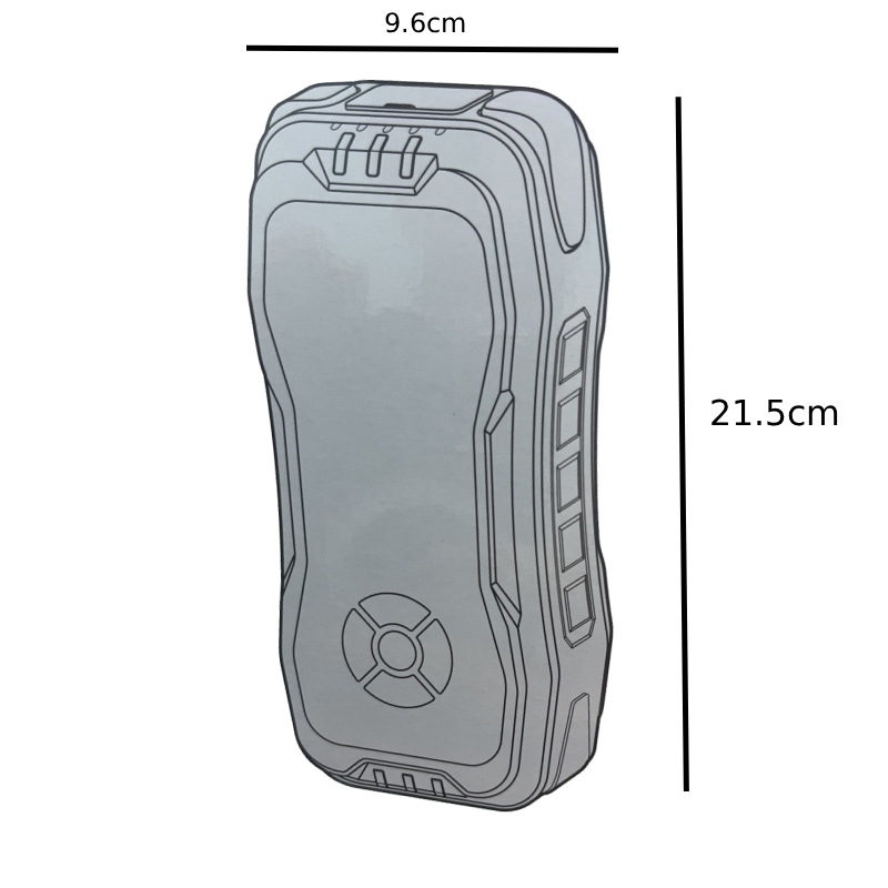 Compresseur De Voiture Avec Booster Batterie 25800mAh CROWN – Image 3
