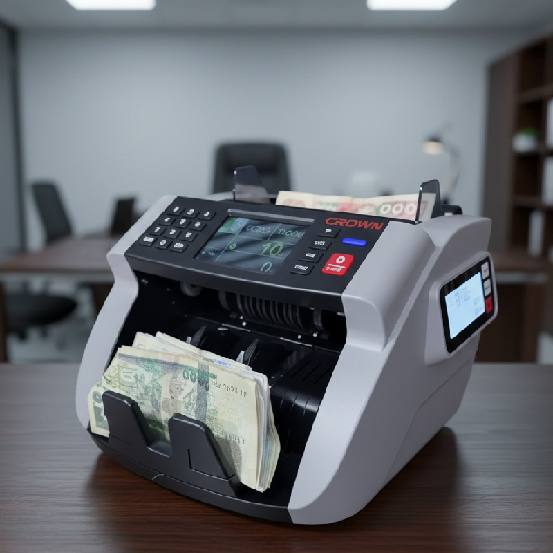 Compteuse de billet rechargeable avec détecteur faux billet et 3 afficheurs CROWN CT44157 – Image 3
