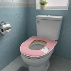 Alternative view of Housse abattant en tissu