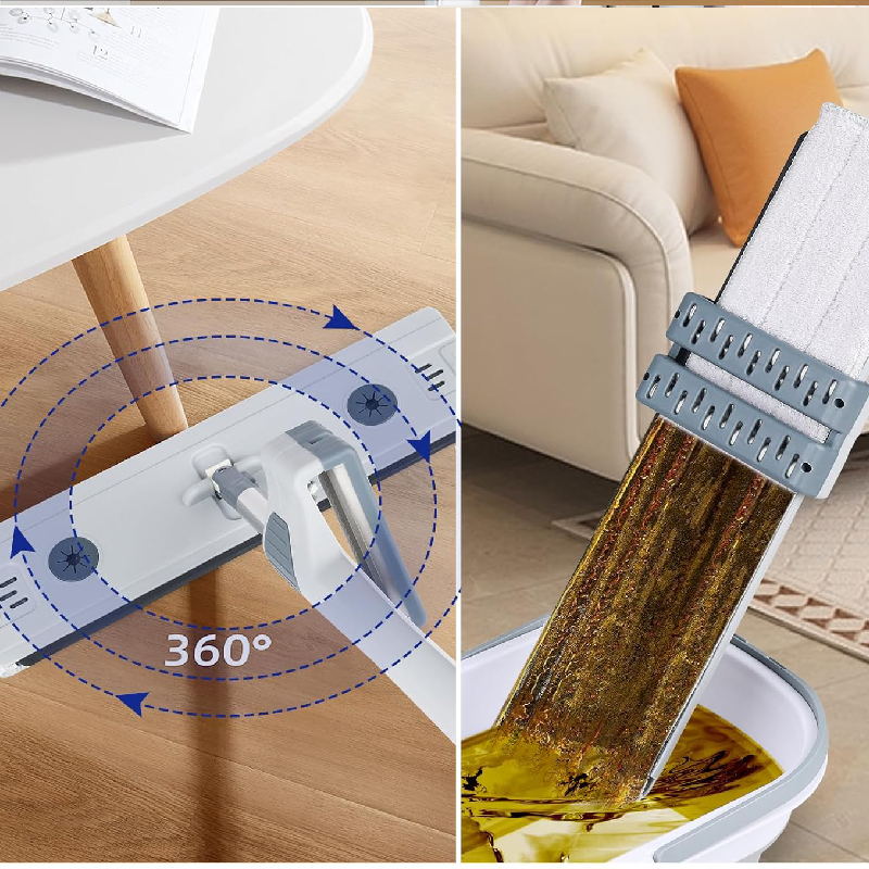 Balai magique essoreur avec seau pliant – Image 6