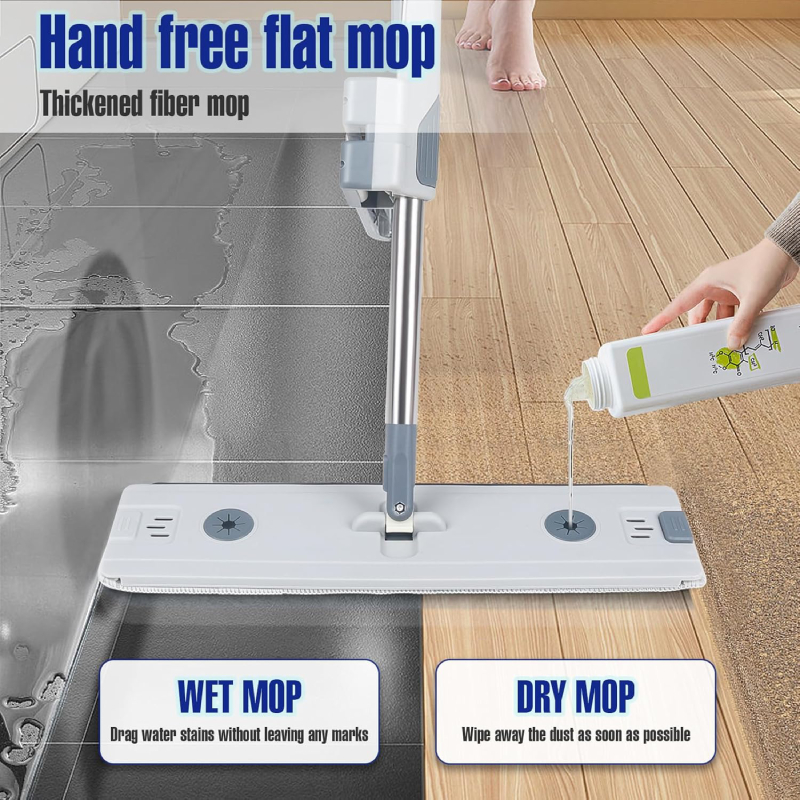 Balai magique essoreur avec seau pliant – Image 8