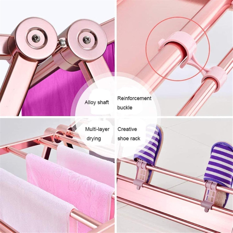 Sèche linge Aluminium pliable Luxe – Image 6