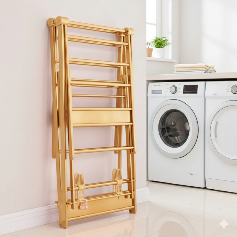 Sèche linge Aluminium pliable Luxe – Image 2