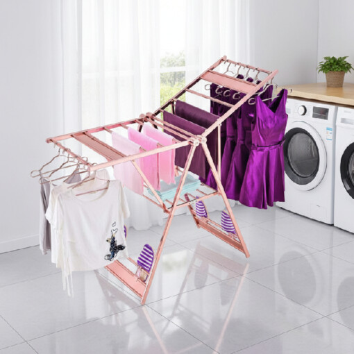 Sèche linge Aluminium pliable Luxe