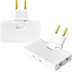 Alternative view of Fiche voleuse rotatif 180° 3en1