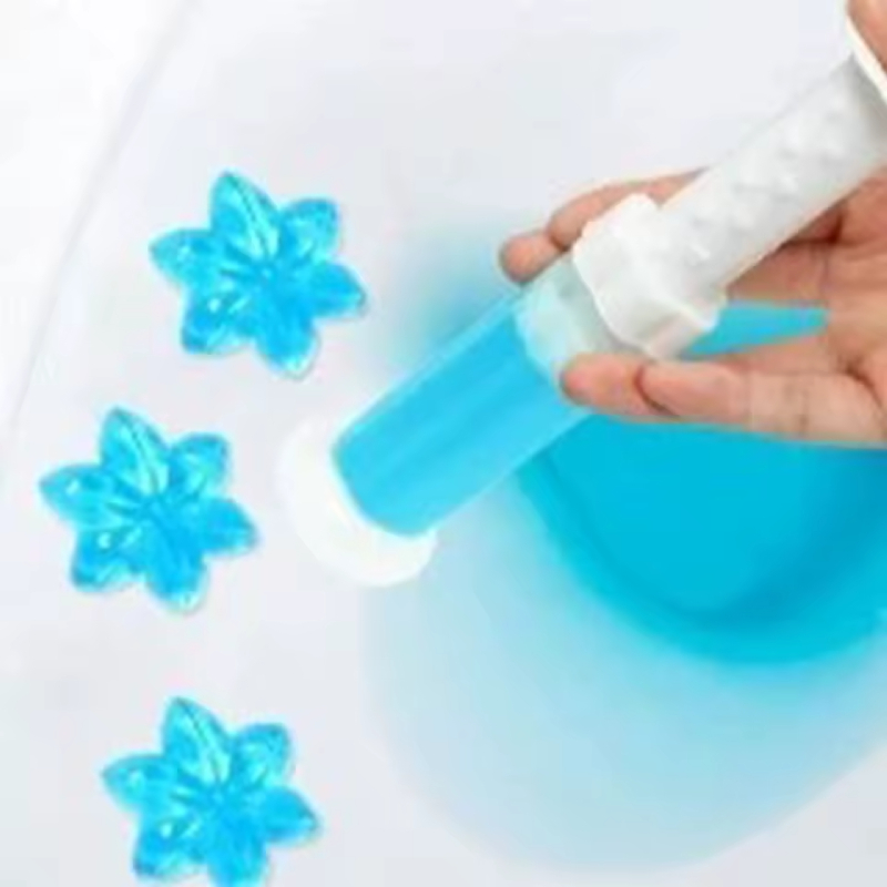 Seringues de Gel Nettoyant pour WC à Motif Fleurs – Image 4