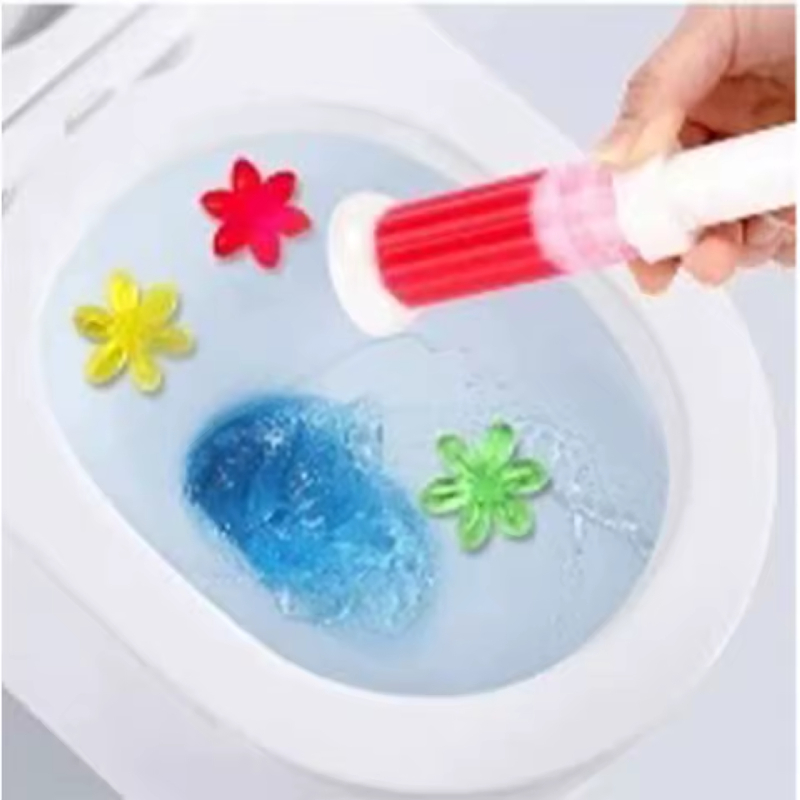 Seringues de Gel Nettoyant pour WC à Motif Fleurs