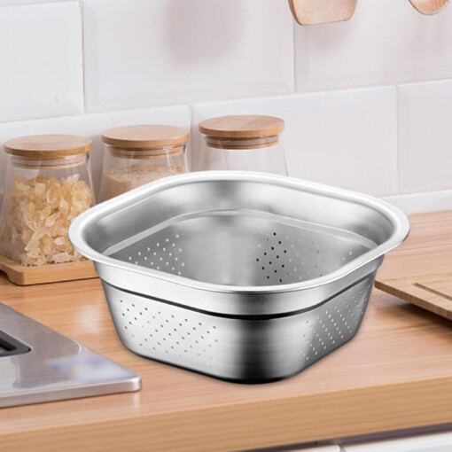 Passoire de cuisine en acier inoxydable