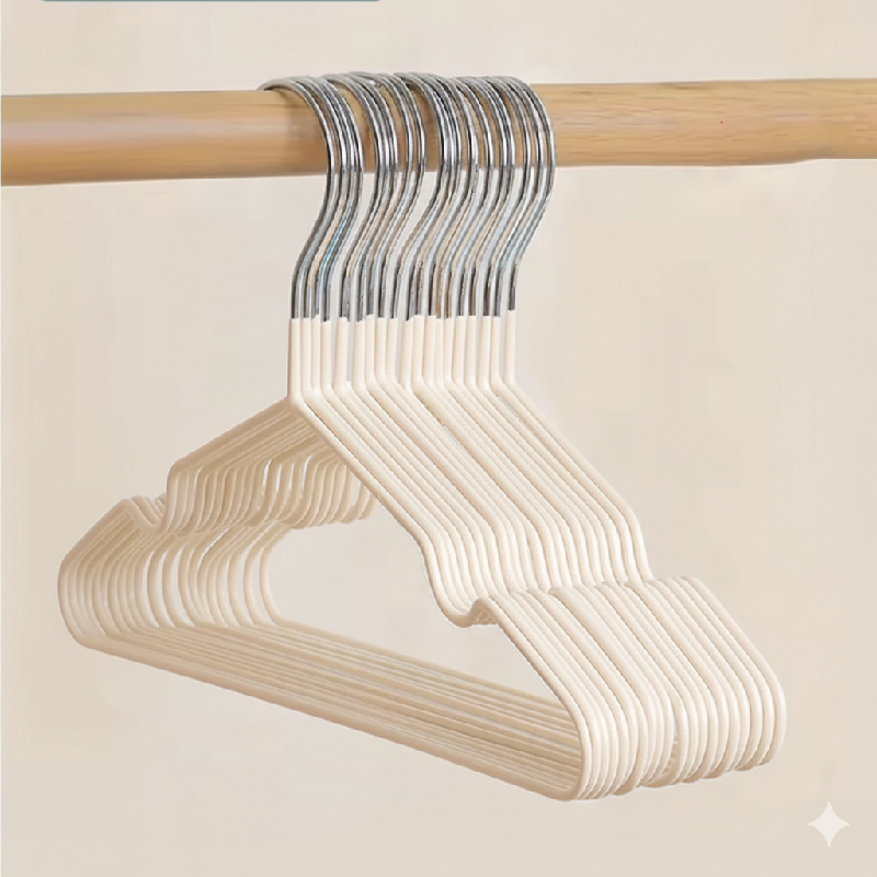 Cintre à vêtements en PVC x10pcs – Image 10