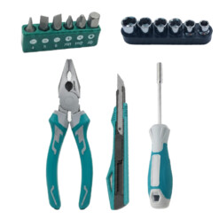 Kit pince + jeu tournevis + cutter 15 PCS LAMBOSS