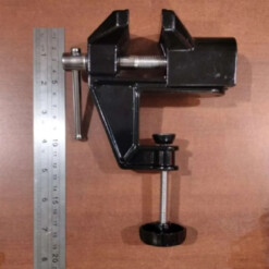 Alternative view of Mini étau d'établie en aluminium JINFENG