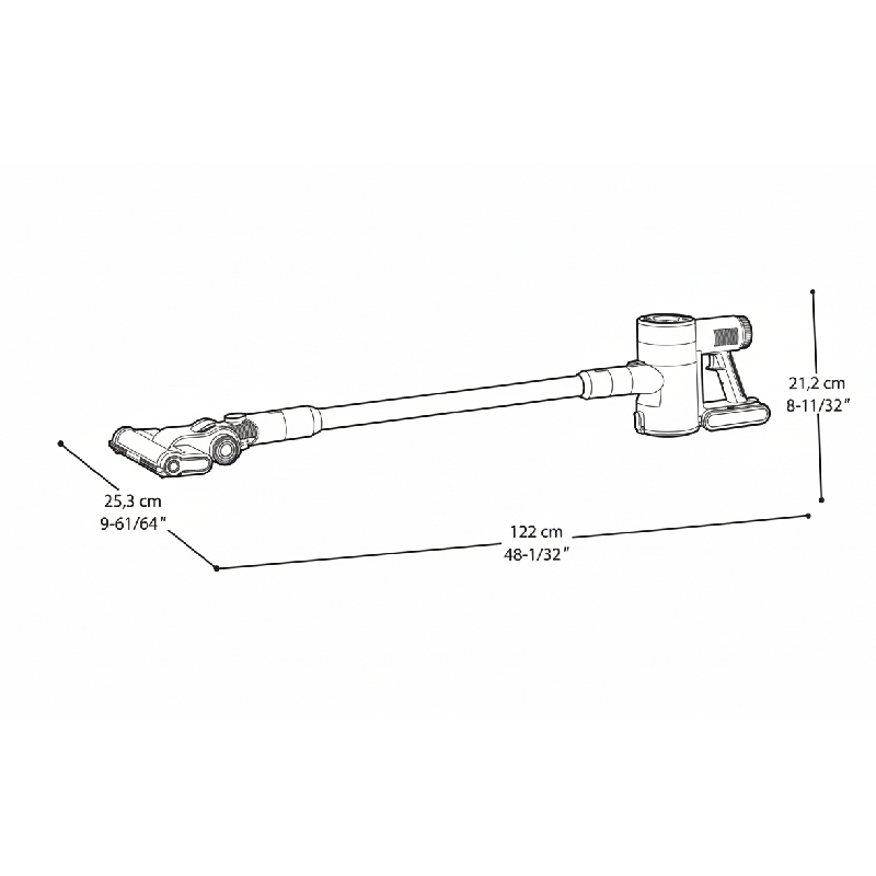 Aspirateur Vacuum a batterie 22.2V CROWN CT063011 – Image 4