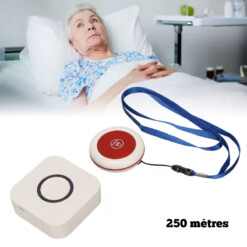 Sonnette sans fil avec bracelet à batterie 250M