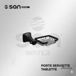 Alternative view of Porte savon Noir en aluminium SANWATER