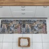 Tapis de cuisine en PVC 2PCS