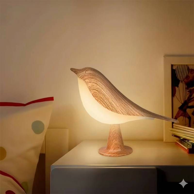 Veilleuse oiseau LED rechargeable 1200mAh