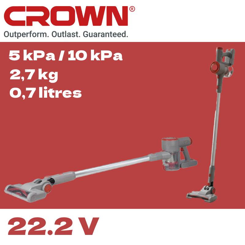 Aspirateur Vacuum a batterie 22.2V CROWN CT063011 – Image 2