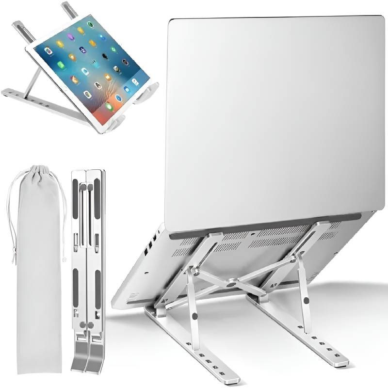 Support pour ordinateur portable ajustable en aluminium – Image 2