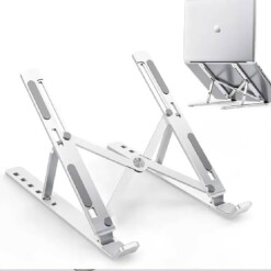 Support pour ordinateur portable ajustable en aluminium