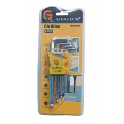 Jeu de clés Allen 9pcs GAMMELUXE+