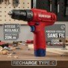 Visseuse-perceuse 12V 20Nm EMTOP