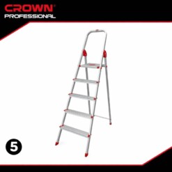 Escabeau pliable 5 marches CROWN