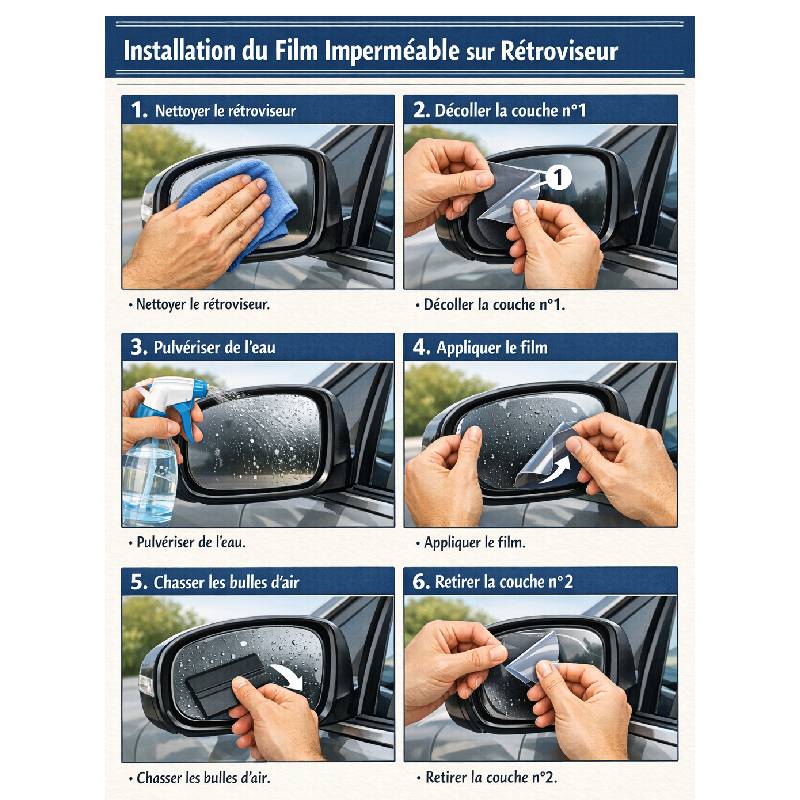 Film anti-buée pour rétroviseur – Image 4