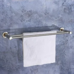 Porte serviette salle de bain 2 niveaux