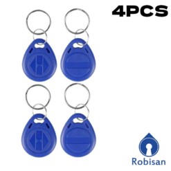 Porte-clés NFC spéciale pour ROBISAN 4PCS