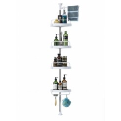 Etagère de coin salle de bain LYNA