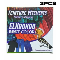 Pack de 3 teintures magique pour vêtements