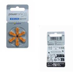 Piles pour appareils auditifs p13 POWER ONE