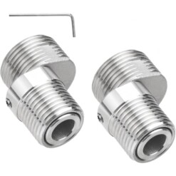 Adaptateur de robinet de douche et cuisine réglable 2PCS