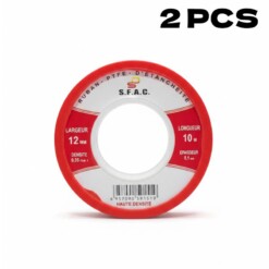 Teflon d'étanchéité 10m 12mm 2PCS