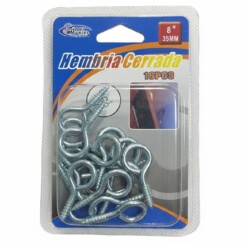 Lot de crochets à œillet à vis pour rideaux PM/MM