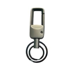 Alternative view of Porte clés avec crochet en acier inoxydable