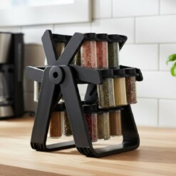 Alternative view of Rangement épices rotatifs 18 bocaux (Grande roue)