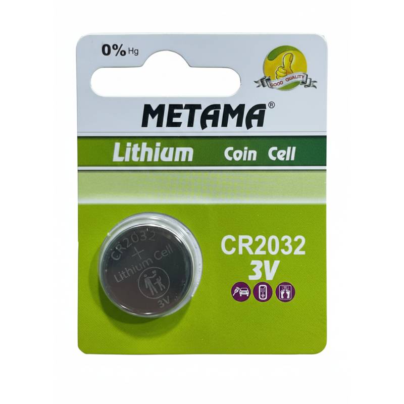 Pile bouton Lithium 3v METAMA CR2032