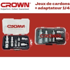 Kit jeux de cardons avec adaptateur 1/4 CROWN